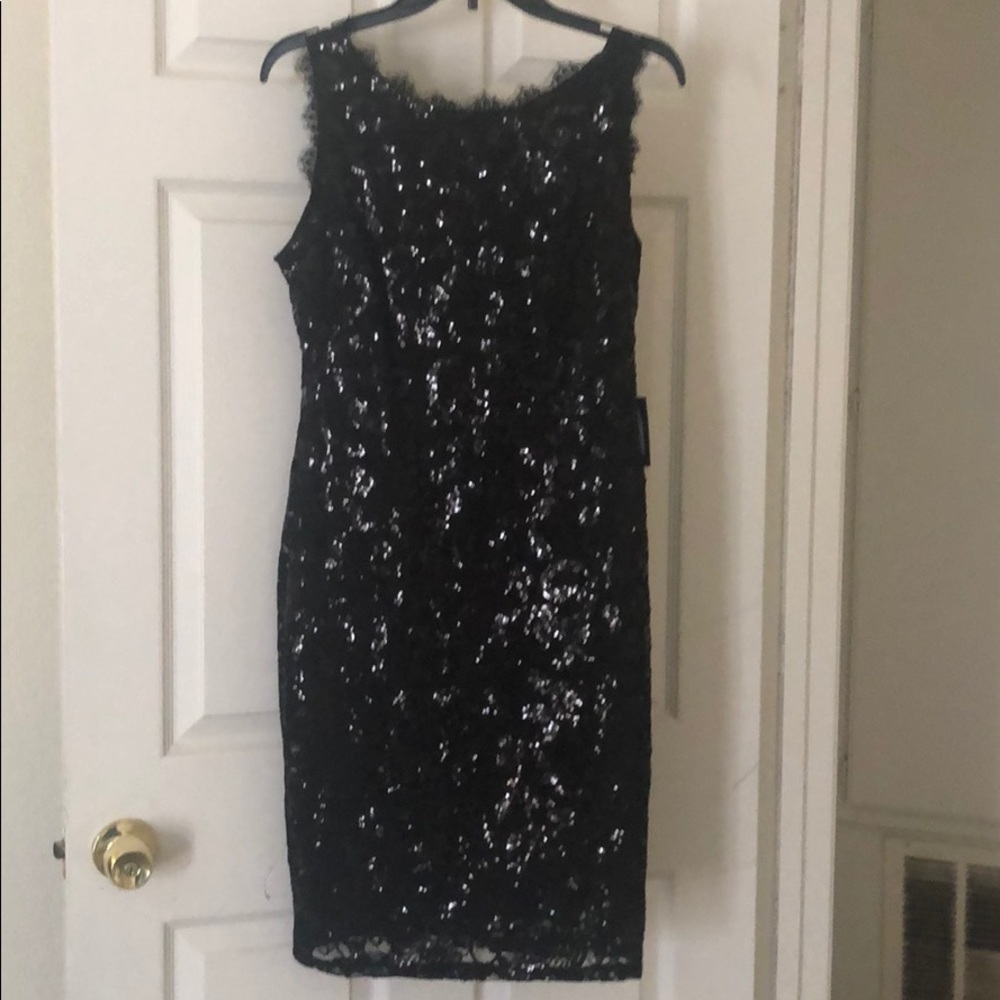 Black cocktail dress